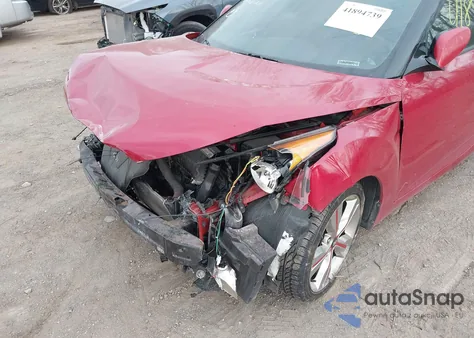 2016 Hyundai Veloster из США, поврежденный, VIN KMHTC6AD0GU304338